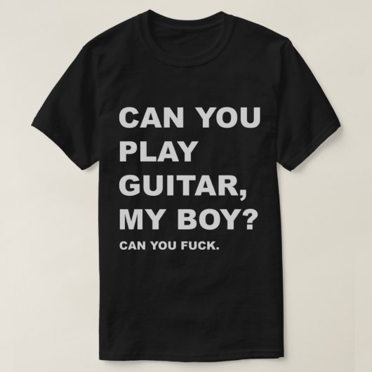 公聴会 – _Can 遊 You  Guitar, My Boy_ Tシャツ (デザイン正面)