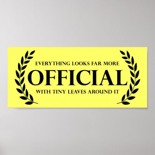 公葉式おもしろいポスター ポスター (正面)