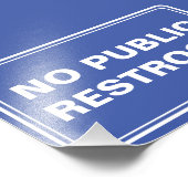 公衆トイレ事業なし フォトプリント            (角)