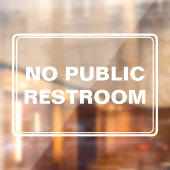 公衆トイレ営業なし ウィンドウサイン (シート2)