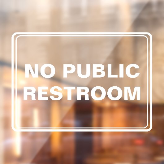 公衆トイレ営業なし ウィンドウサイン (シート2)