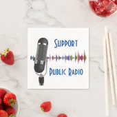 公衆無線をサポート スタンダードカクテルナプキン (インサイチュ)