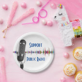 公衆無線をサポート ペーパープレート (パーティー)