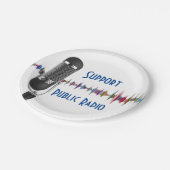 公衆無線をサポート ペーパープレート (アングル)