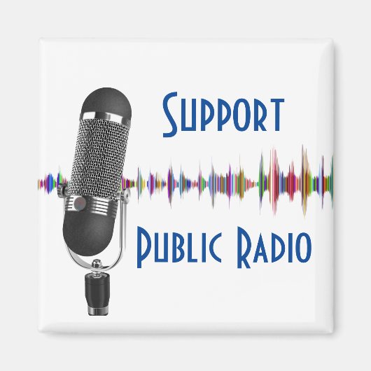 公衆無線をサポート マグネット (正面)