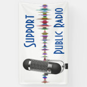 公衆無線をサポート 横断幕 (縦)