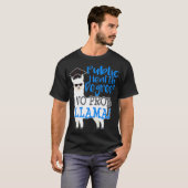 公衆衛生おもしろい学位卒業ラマギフトM Tシャツ (正面フル)