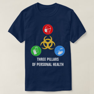 公衆衛生の三本柱認識度 Tシャツ