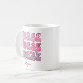 公衆衛生ナースグルーヴィ コーヒーマグカップ (正面左)