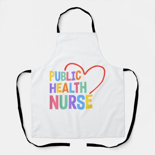 公衆衛生ナースハート エプロン (正面)