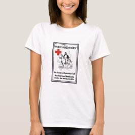 公衆衛生ナース -- 赤十字 Tシャツ