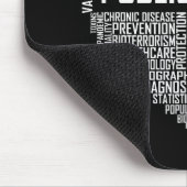 公衆衛生ハートギフト医療従事者Epidemi マウスパッド (コーナー)