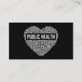 公衆衛生ハートギフト医療従事者Epidemi 名刺 (裏面)