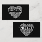 公衆衛生ハートギフト医療従事者Epidemi 名刺 (正面/裏面)