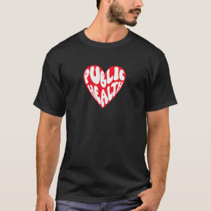 公衆衛生ハート Tシャツ