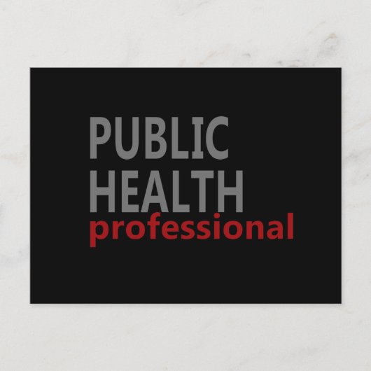 公衆衛生プロフェッショナル ポストカード (正面)