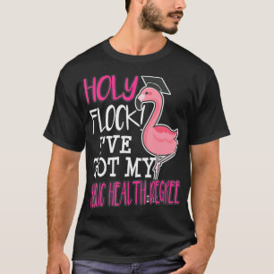 公衆衛生学修士号卒業フおもしろいラム Tシャツ