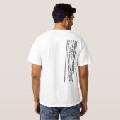 公衆衛生局長官の警告# 4 Tシャツ (裏面フル)