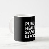 公衆衛生救生活 コーヒーマグカップ (正面左)