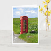 公衆電話ボックス カード (黄色い花)