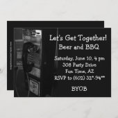 公衆電話集合招待状 招待状 (正面/裏面)