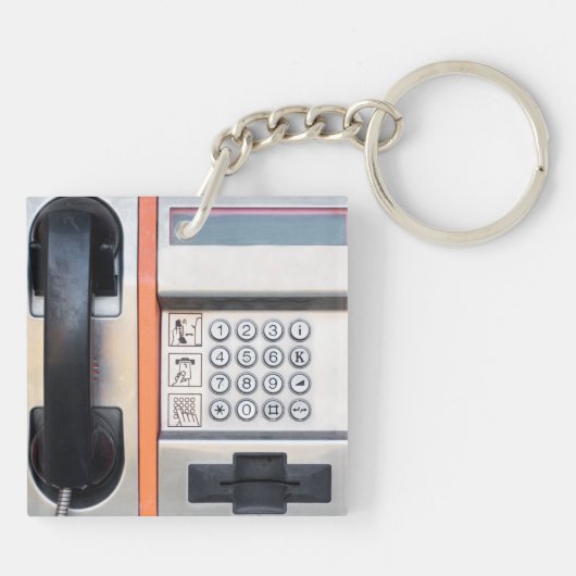 公衆電話 キーホルダー (裏面)