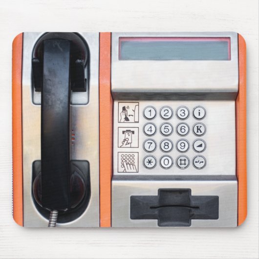 公衆電話 マウスパッド (正面)