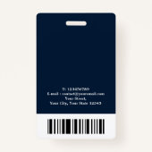 公証エレガント公債署名業者 バッジ (裏面)