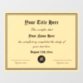 公証テンプレートカスタム ウィンドウサイン (シート)