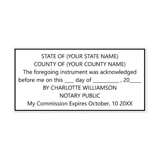 公証モダンの承認 セルフインキングスタンプ (デザイン)