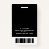 公証モダン公債署名業者 バッジ (裏面)