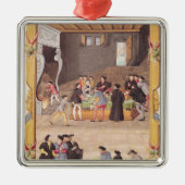 公証人および王秘書の メタルオーナメント (正面)