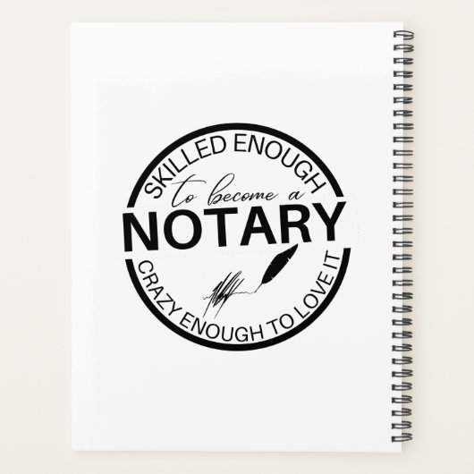 公証人になるほど熟練している プランナー手帳 (裏面)