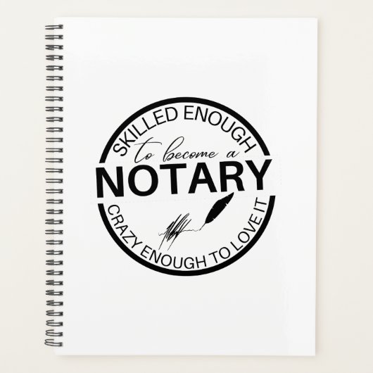 公証人になるほど熟練している プランナー手帳 (正面)