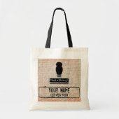 公証人のゴム印の名前のカスタマイズ電話が必要である トートバッグ (正面)