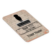 公証人のゴム印の名前のカスタマイズ電話が必要である マグネット (右側)