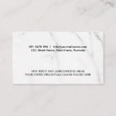 公証人のペンとインク 名刺 (裏面)