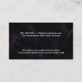 公証人のペンとインク 名刺 (裏面)