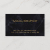 公証人のペンとインク 名刺 (裏面)