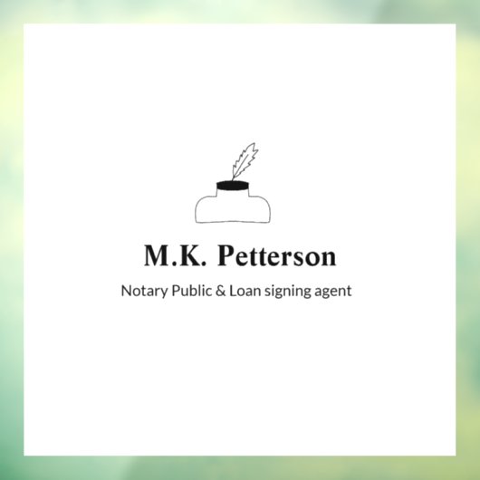 公証人の公債署名エージェント名のアドレスの追加 ウィンドウサイン (シート3)