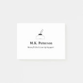 公証人の公債署名エージェント名のアドレスの追加 ポストイット (正面)