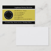 公証人の名刺 名刺 (正面/裏面)