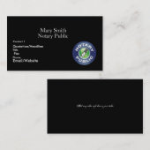 公証人の名刺 名刺 (正面/裏面)