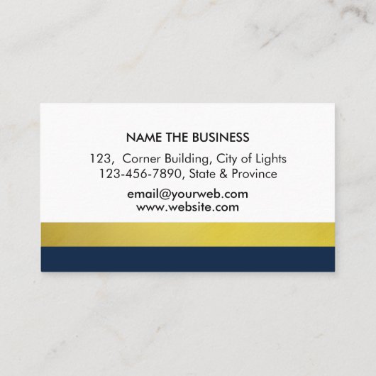 公証人の貸付け金の署名の代理店のペン先の金ゴールドの公衆の作家 名刺 (裏面)