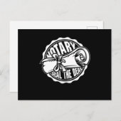 公証人は公証人のギフトを封印する ポストカード (正面/裏面)