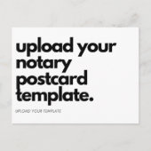 公証人をモダン公空白の式にカスタムする ポストカード (正面)