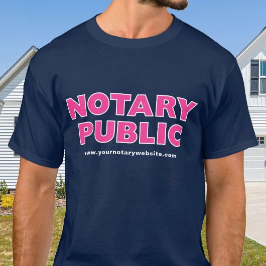 公証人ウェブサイトゴールド Tシャツ