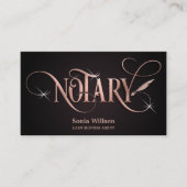 公証人エレガントバラ金ゴールド住宅ローン事業 名刺 (正面)