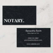 公証人エージェントペンロゴフリーランス書道ライター 名刺 (正面/裏面)