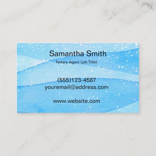 公証人エージェントペンロゴフリーランス書道ライター 名刺 (裏面)